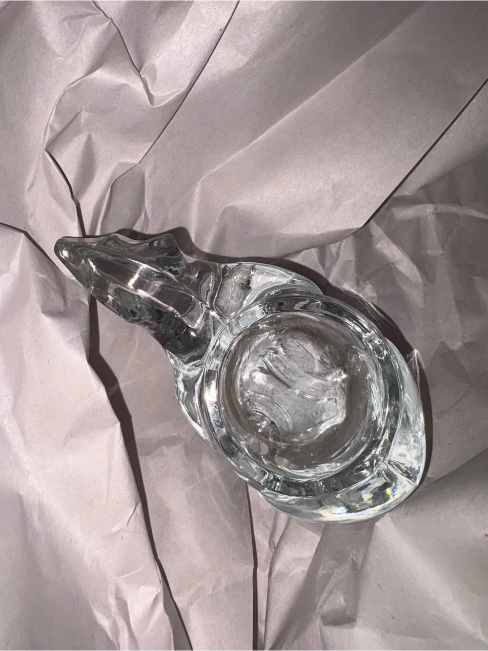 Vtg Indiana Glass Accents | Indiana Glass Co. Polar Bear Candle Tea Light Holder